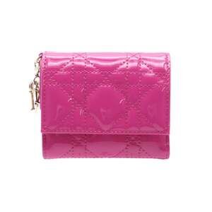 Christian Dior Dior Lady Lotus Wallet Cannage S0181OVRB_M16F, a tri-fold wall...